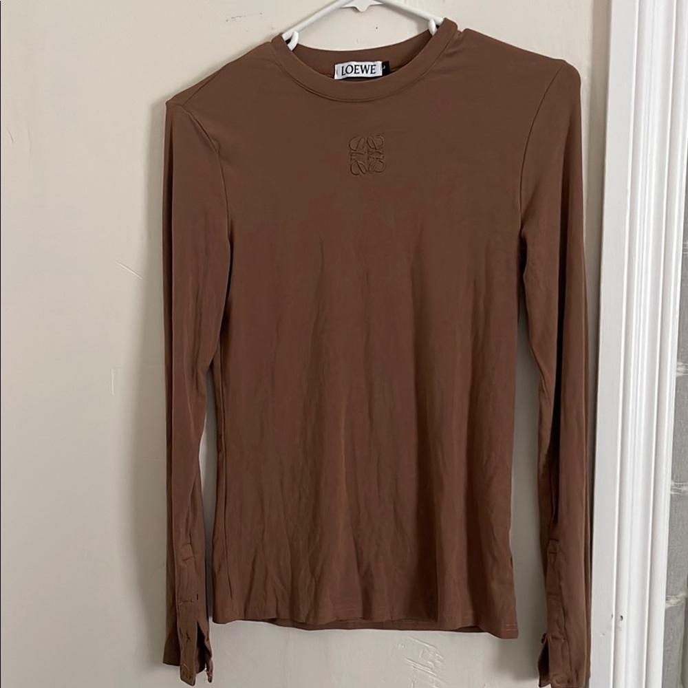 Loewe Brown Long Sleeve Tee